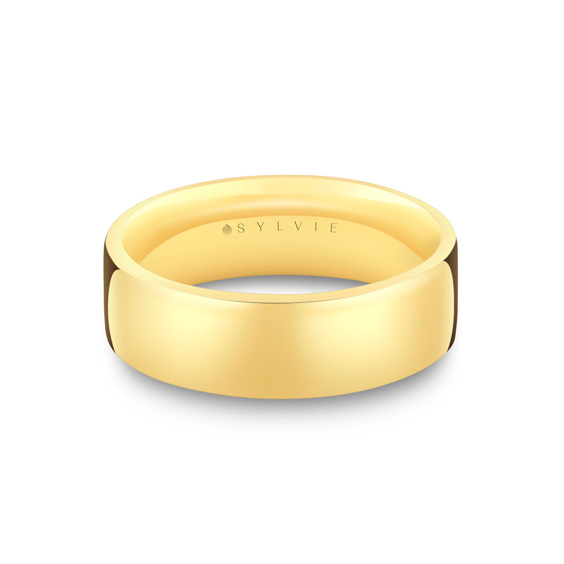 7 mm Polished Mens Band - Xeno