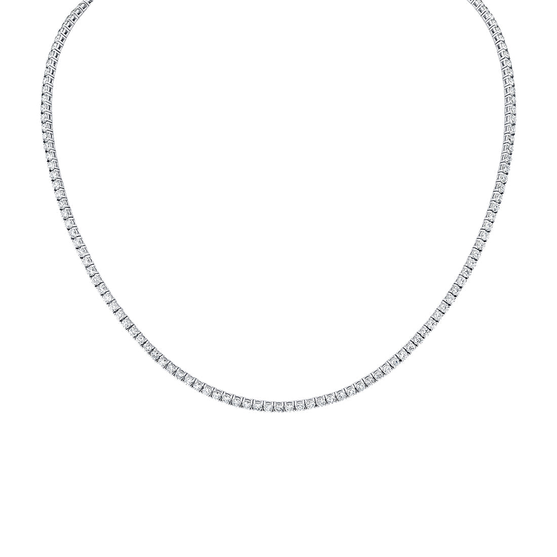 Diamond Tennis Choker Necklace