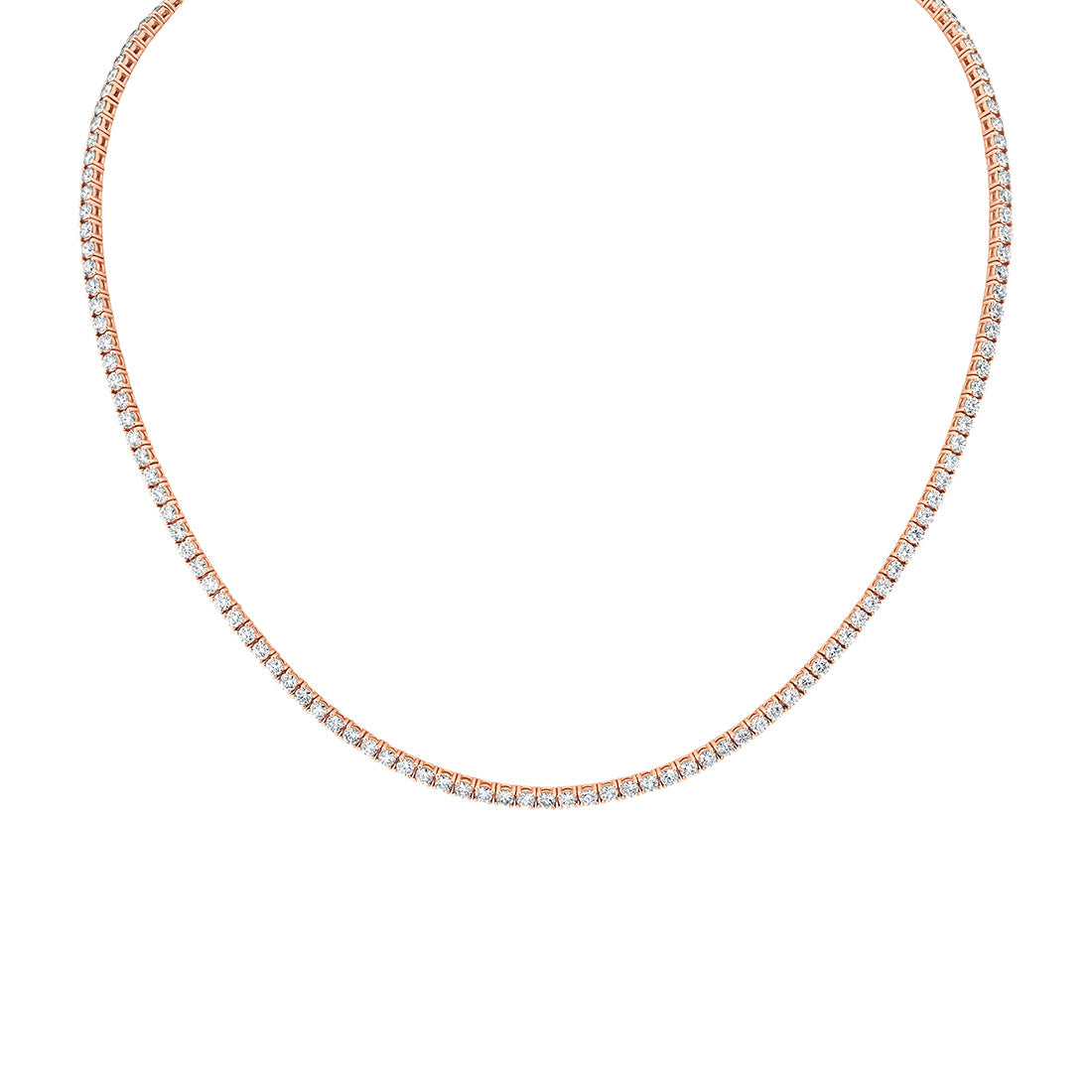 Diamond Tennis Choker Necklace