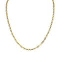 Bezel-Set Round Diamond Tennis Necklace