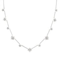 Solaz Sun Bursts Diamond Choker Necklace
