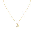 Solaz Open Sun Diamond Necklace