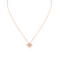 Solaz Sun Burst Diamond Necklace