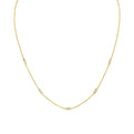 Bezel Baguette Diamonds Necklace