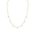 Eternelle Floating Round Diamond Necklace