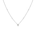 Bezel Diamond Necklace