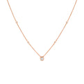 Bezel Diamond Necklace