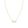Solaz Diamond Suns Necklace