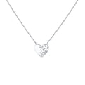 Eternelle Scattered Diamond Heart Necklace