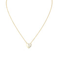 Eternelle Scattered Diamond Heart Necklace