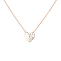 Eternelle Scattered Diamond Heart Necklace