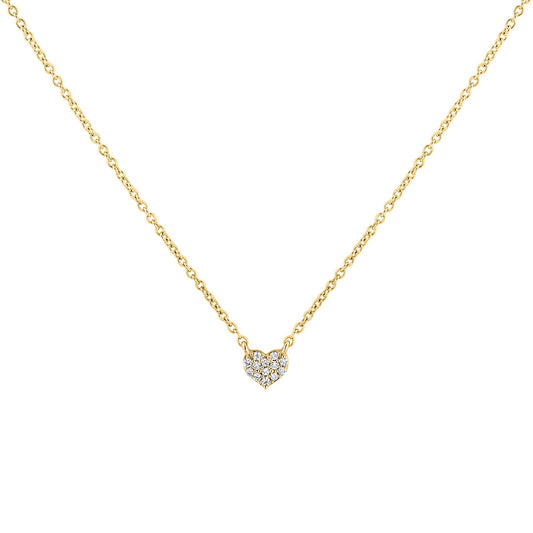 Eternelle Small Diamond Heart Necklace