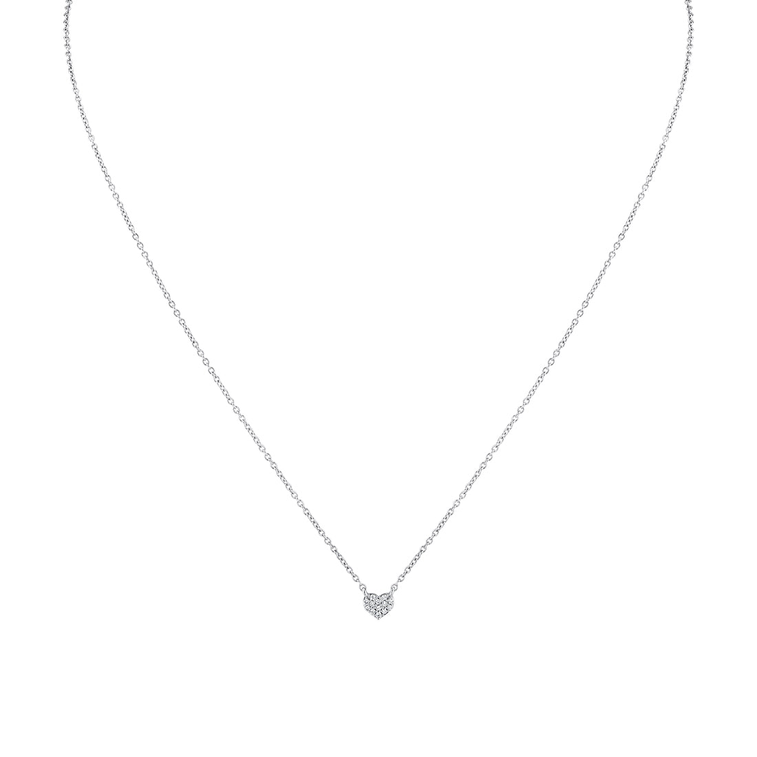 Eternelle Small Diamond Heart Necklace