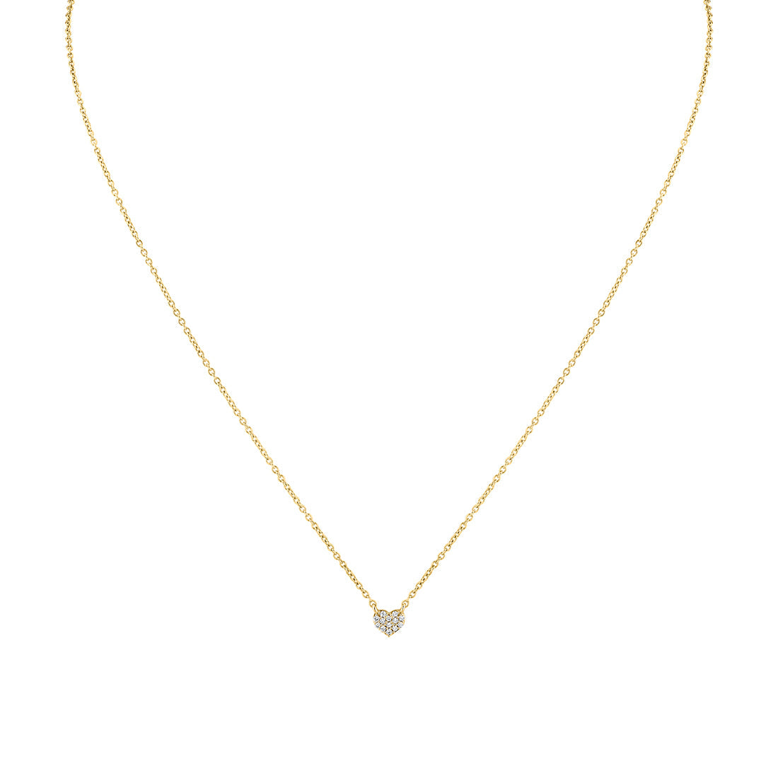 Eternelle Small Diamond Heart Necklace