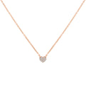 Eternelle Small Diamond Heart Necklace