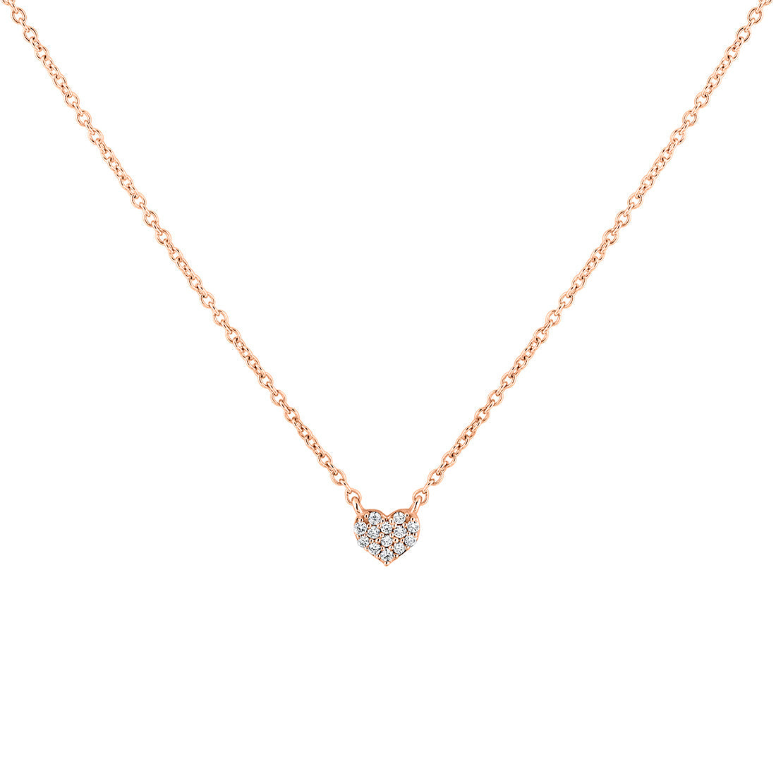 Eternelle Small Diamond Heart Necklace