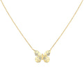 Shell Heritage Diamond Butterfly Necklace