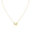 Shell Heritage Diamond Butterfly Necklace