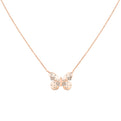 Shell Heritage Diamond Butterfly Necklace