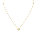 Eternelle Scattered Diamond Heart Necklace