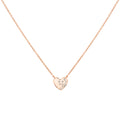 Eternelle Scattered Diamond Heart Necklace
