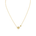 Solaz Sun Bursts Diamond Necklace