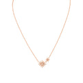Solaz Sun Bursts Diamond Necklace