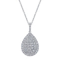 Vintage Pear-Shaped Diamond Pendant