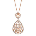Pear Shaped Diamond Pendant