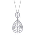 Pear Shaped Diamond Pendant