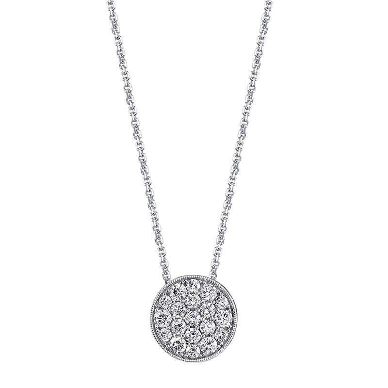 Classic Pave Diamond Pendant