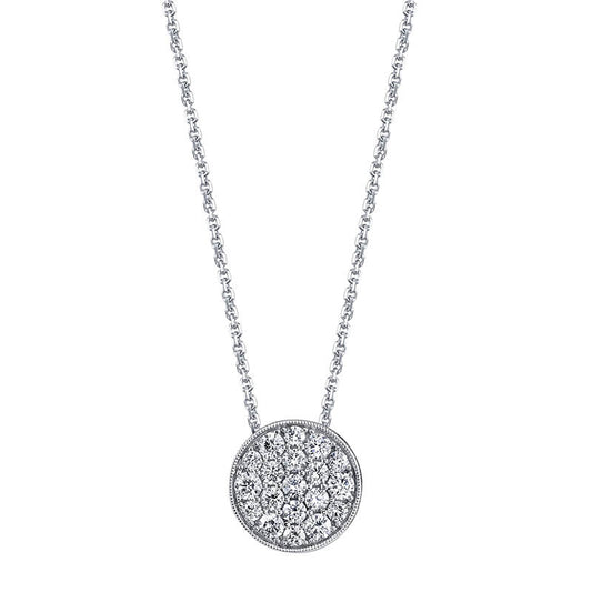 Classic Pave Diamond Pendant