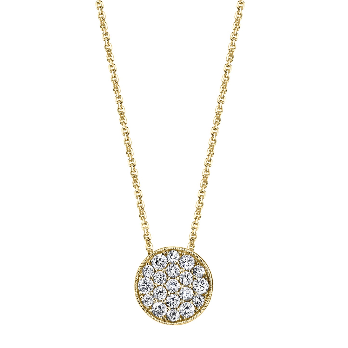 Classic Pave Diamond Pendant