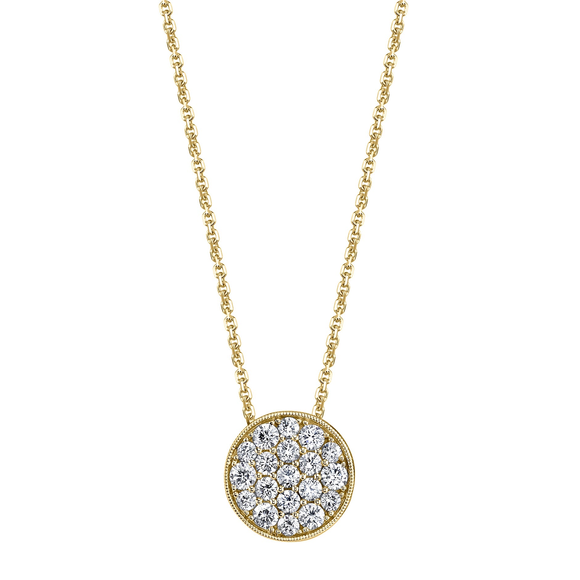 Classic Pave Diamond Pendant