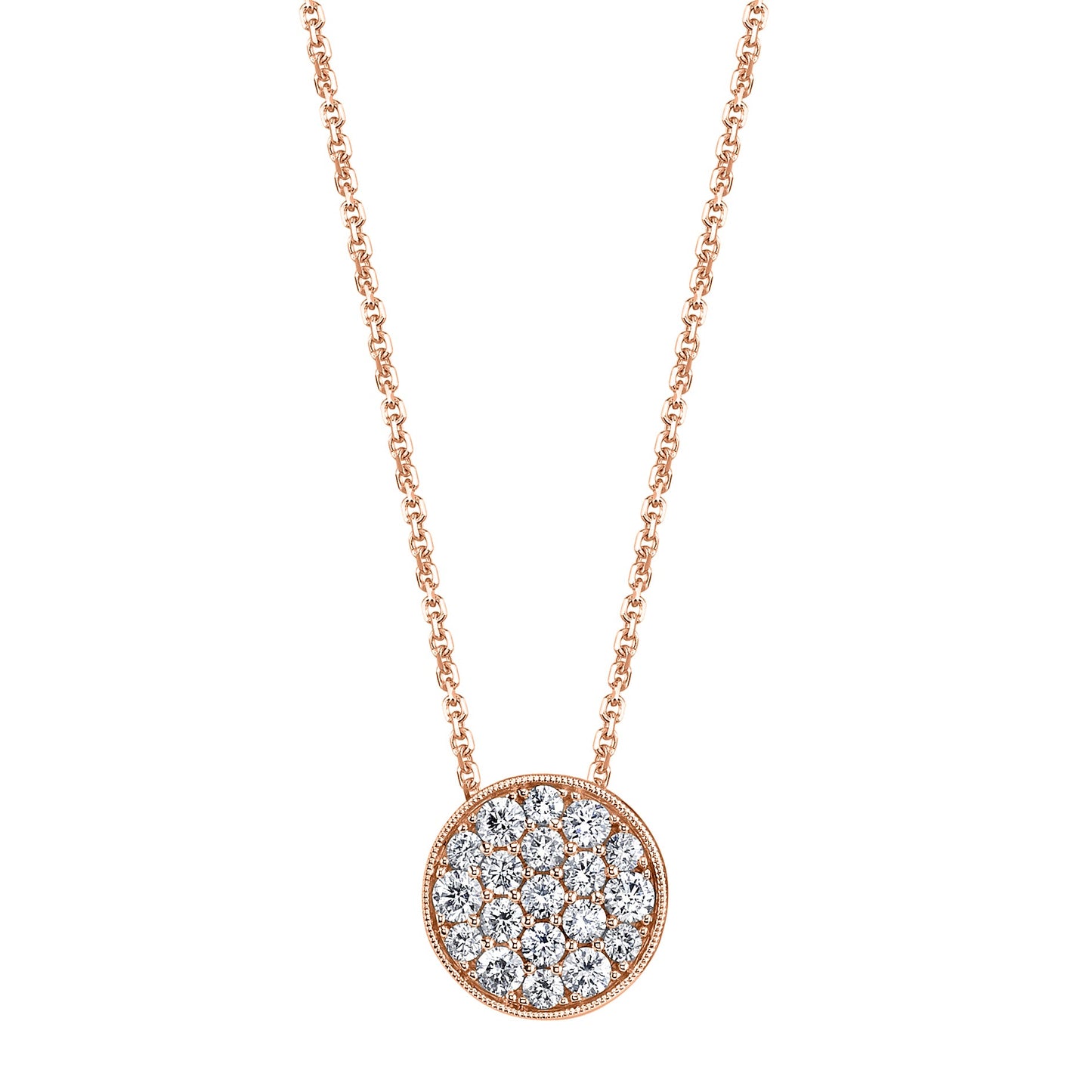 Classic Pave Diamond Pendant