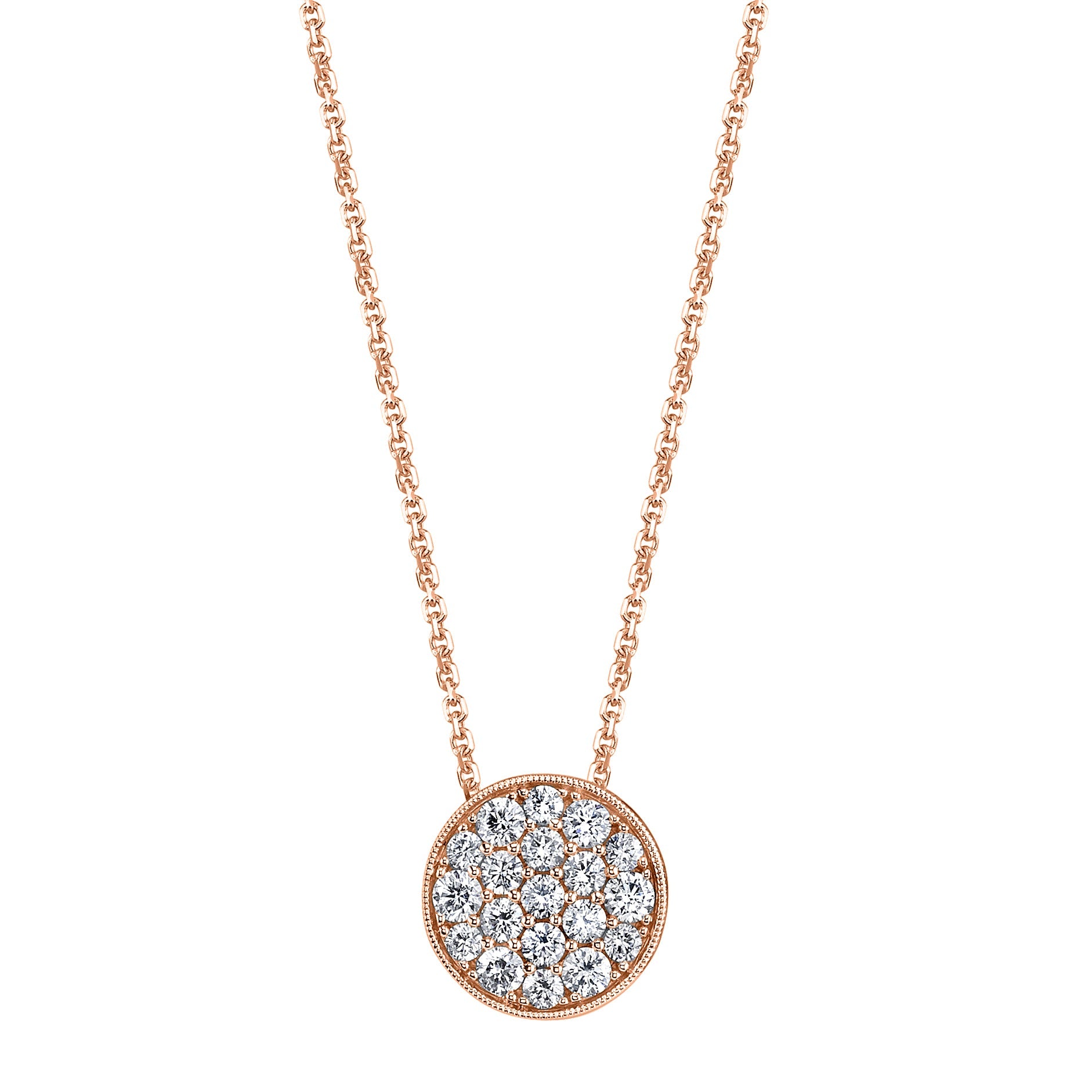 Classic Pave Diamond Pendant