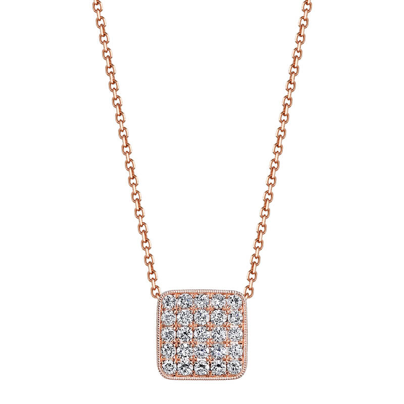 Modern Rose Gold Pendant