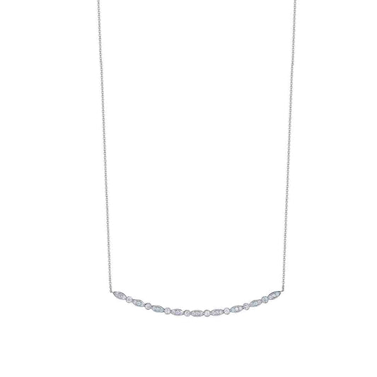 Vintage Marquise and Round Brilliant Diamond Pendant