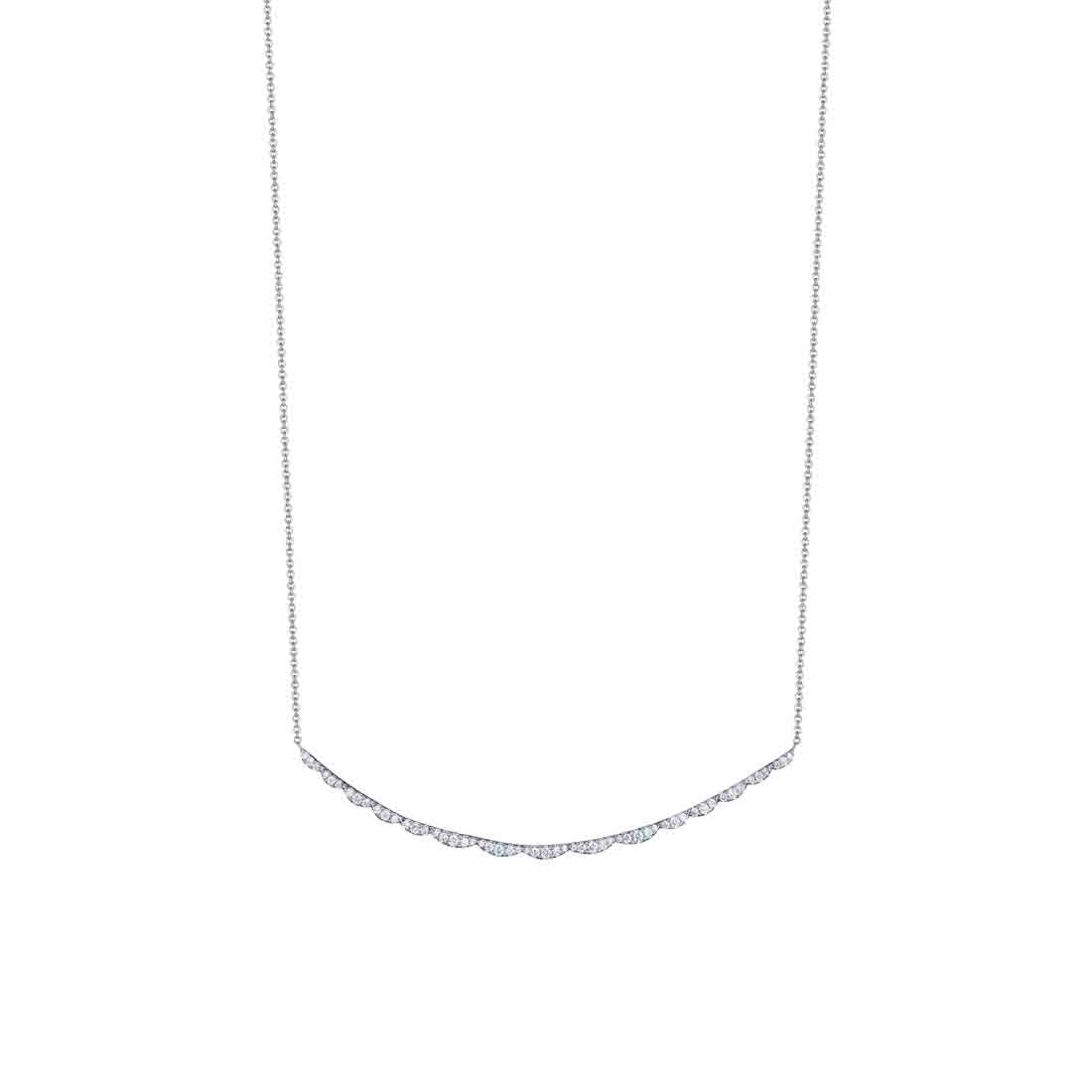 Scallop Diamond Pendant