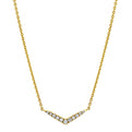 V Shaped Diamond Pendant
