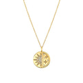 Solaz Sun and Stars Diamond Pendant