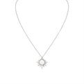 Solaz Shell Sun Diamond Pendant