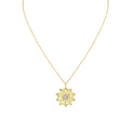 Solaz Sun Spaced Diamond Pendant