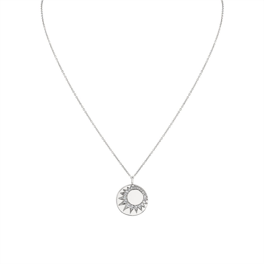 Solaz Sun Rays Diamond Pendant