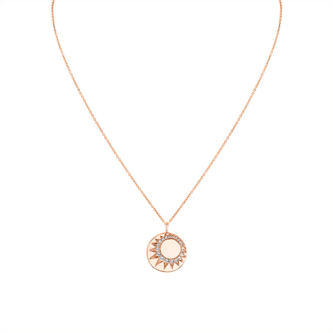 Solaz Sun Rays Diamond Pendant