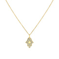 Eternelle Diamond Hamsa Hand Pendant