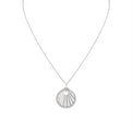 Lineaire Sculpted Shell Diamond Pendant
