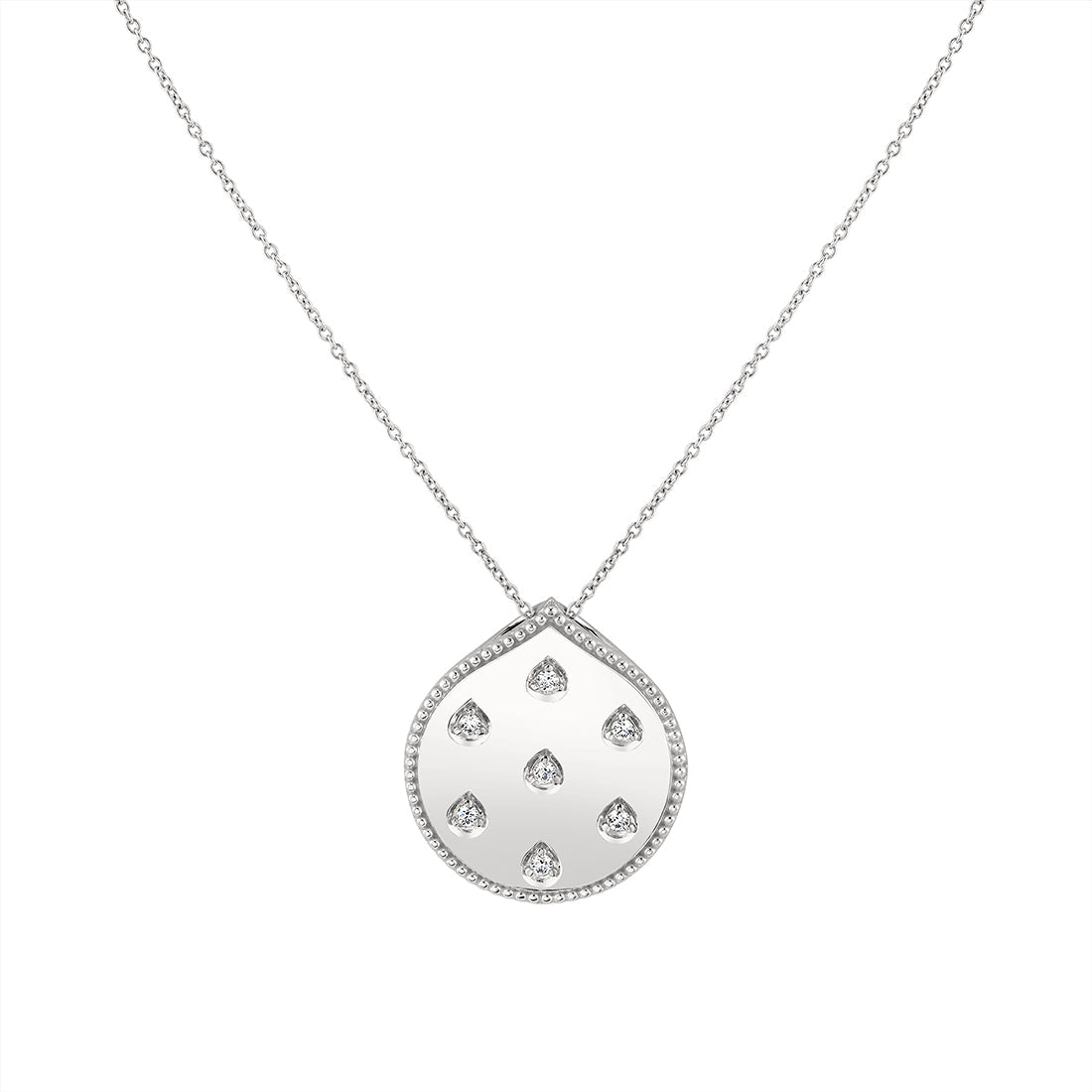 Shell Heritage Shell Spaced Diamond Pendant