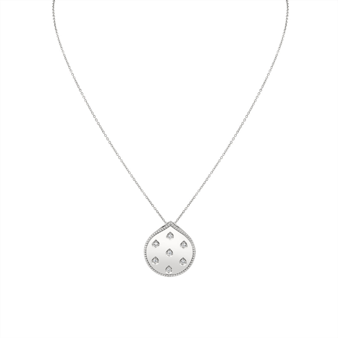 Shell Heritage Shell Spaced Diamond Pendant