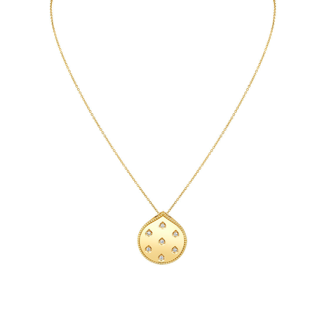 Shell Heritage Shell Spaced Diamond Pendant